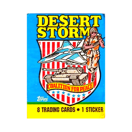 1991 Topps Desert Storm Series 1 Coalition for Peace Pack