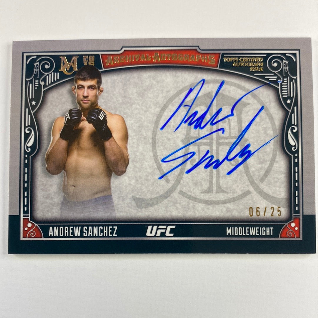 2016 Topps Andrew Sanchez Archival Autographs /25