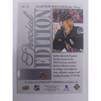 2023-24 Series 1 Clayton Keller Special Edition