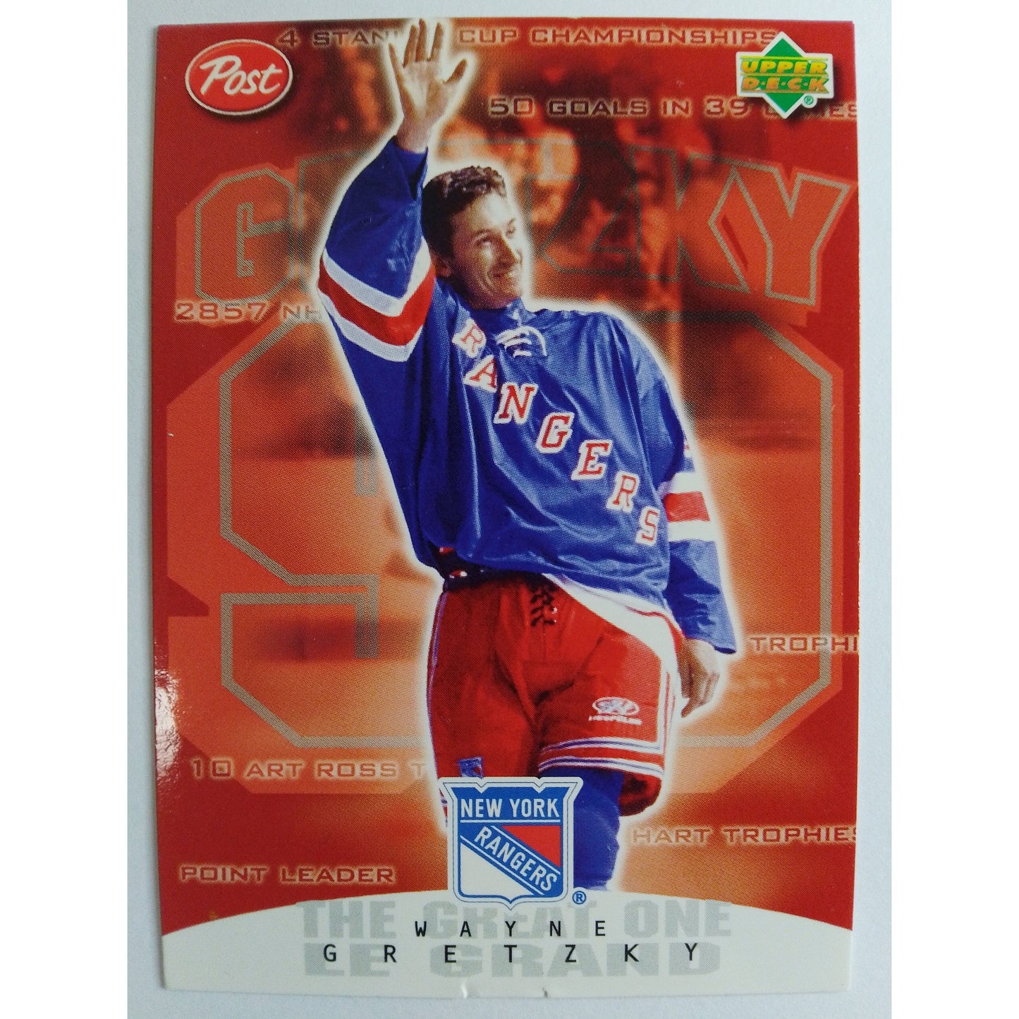 1998-99 Upper Deck Post Wayne Gretzky Final Farewell