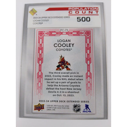 2023-24 Extended Series Population Count 500 Logan Cooley