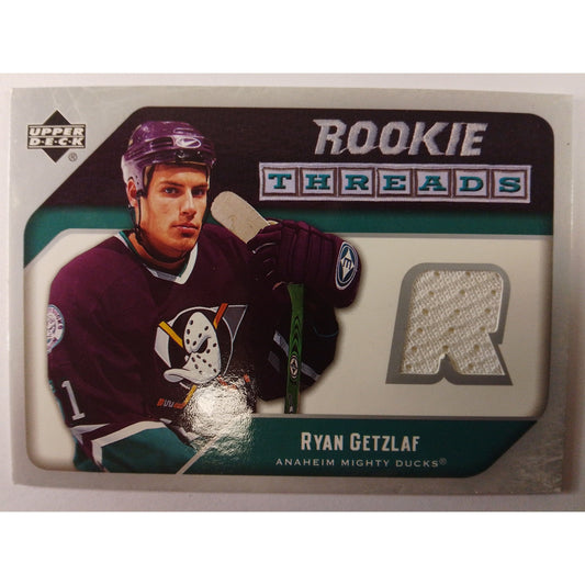 2005-06 Rookie Threads Ryan Getzlaf Jersey Patch