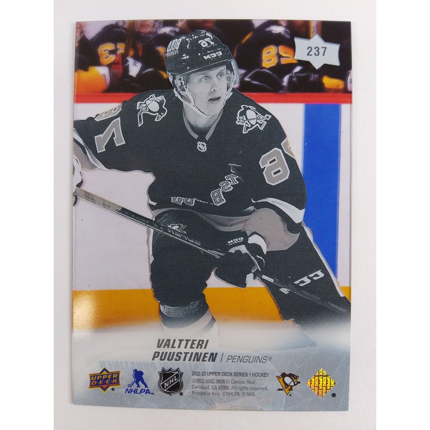 2022-23 Series 1 Valtteri Puustinen Young Guns Clear Cut