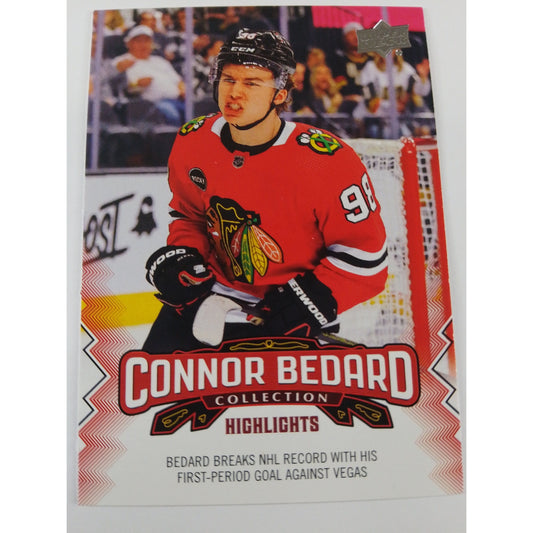 2023-24 Connor Bedard Collection Highlights (Bedard breaks record with first goal against Vegas)