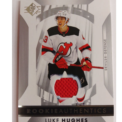 2023-24 SP Rookie Authentics Luke Hughes Jersey Patch