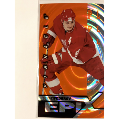 1997-98 Pinnacle Sergei Fedorov Epix Orange Play  Local Legends Cards & Collectibles