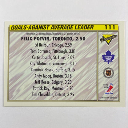 1993-94 Premier Felix Potvin League Leader