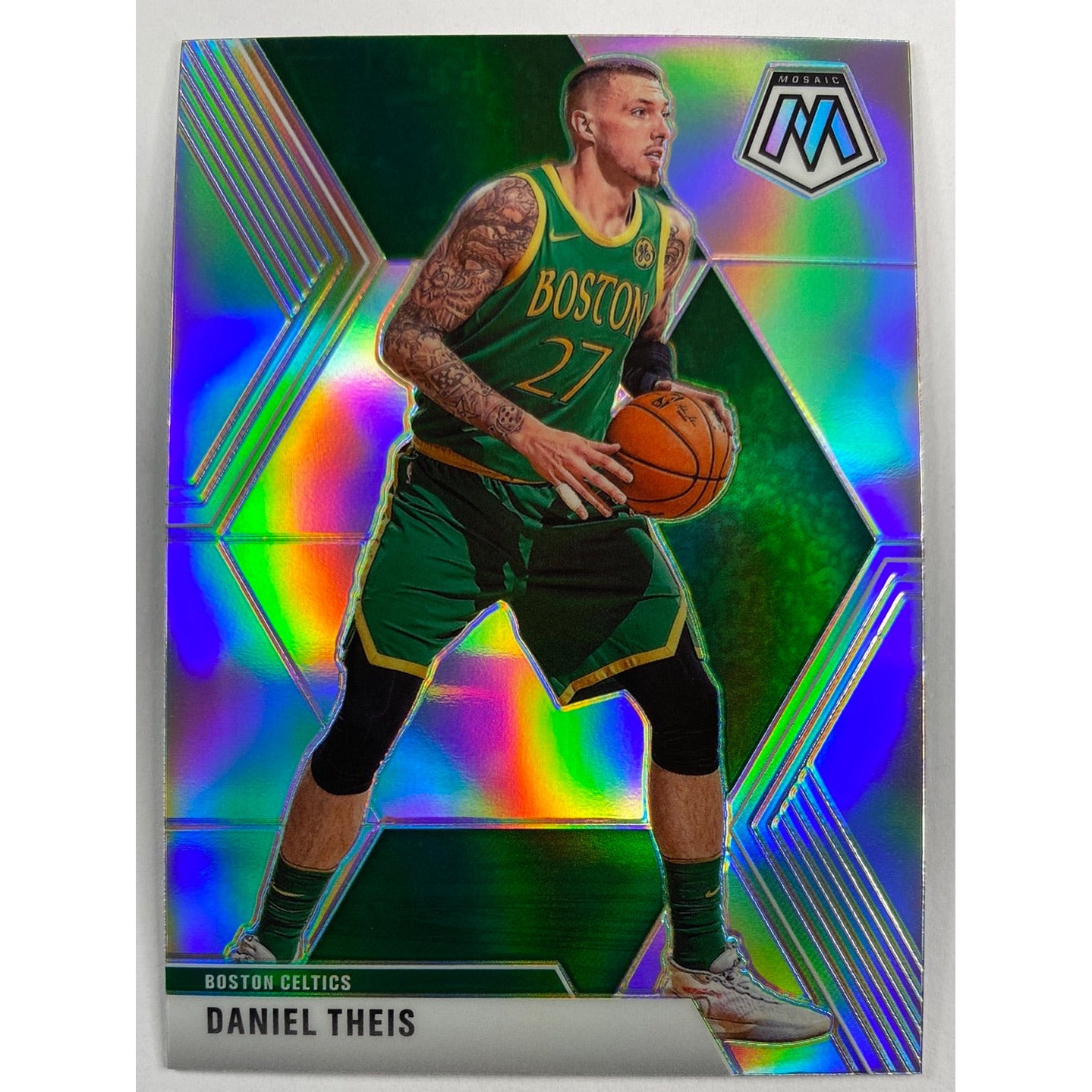 2019-20 Mosaic Daniel Theis Silver Holo Prizm