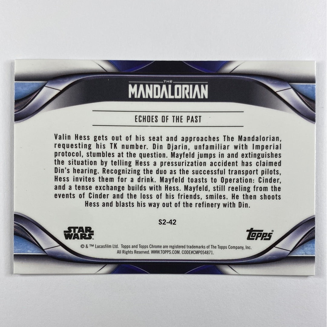 Topps Chrome The Mandalorian Echoes of the Past Refractor