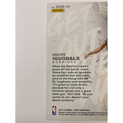 2018-19 Hoops Andre Iguodala Get Out The Way