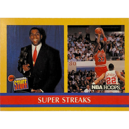  1990-91 Hoops Super Streaks Magic N MJ  Local Legends Cards & Collectibles