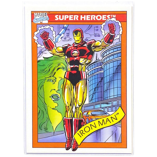  1990 Impel Marvel Comics Super Heroes Iron Man #42  Local Legends Cards & Collectibles