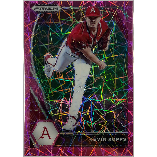 2021 Prizm Draft Picks Kevin Kopps Pink Velocity