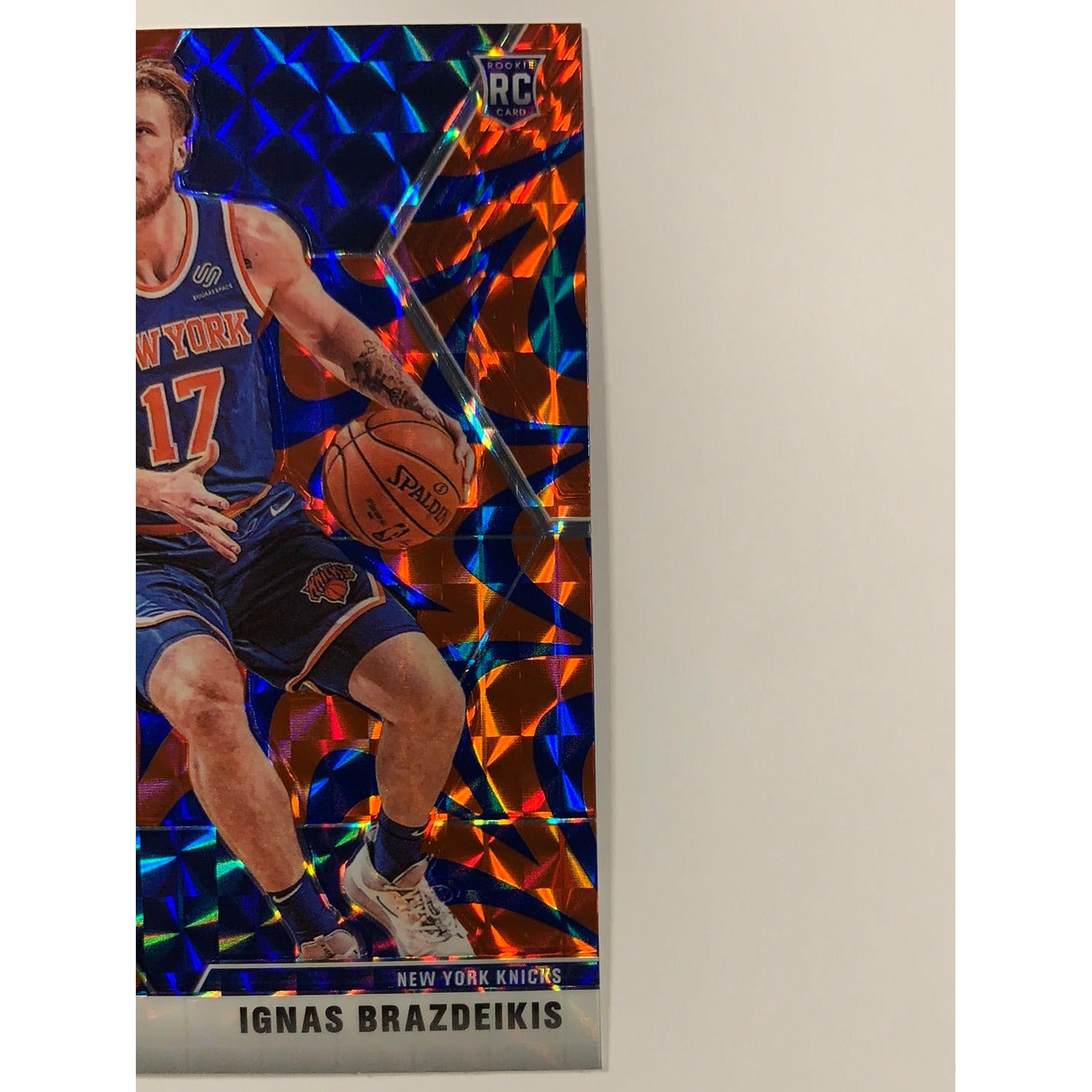 2019-20 Mosaic Ignas Brazdeikis Blue Reactive Prizm