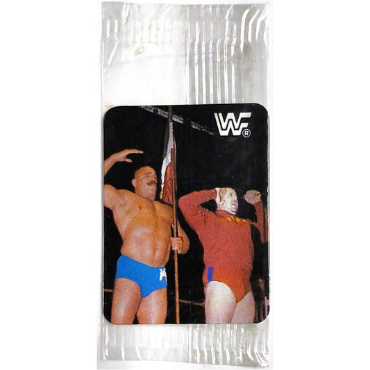  1987 Titan Sports Hostess Iron Sheik / Nikolai Volkoff WWE Wrestlemania  Local Legends Cards & Collectibles