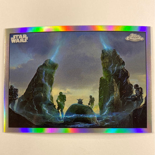 Topps Chrome The Mandalorian IC-13 Concept Card Refractor