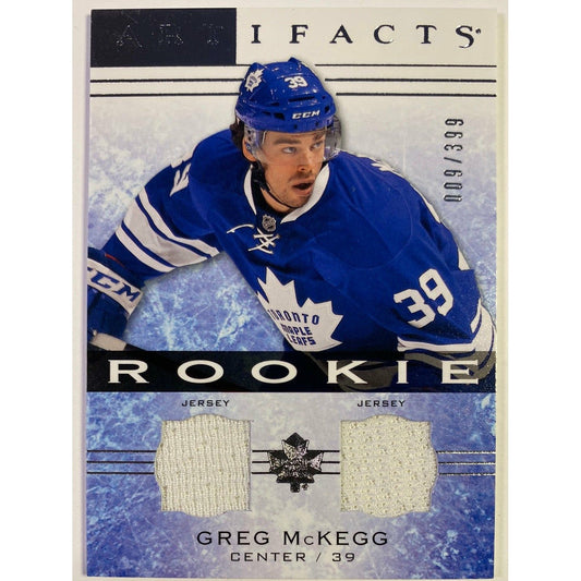  2014-15 Artifacts Greg Mckegg Rookie Jersey Patch /399  Local Legends Cards & Collectibles