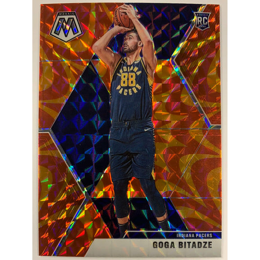 2019-20 Mosaic Goga Bitadze Orange Reactive Prizm RC  Local Legends Cards & Collectibles