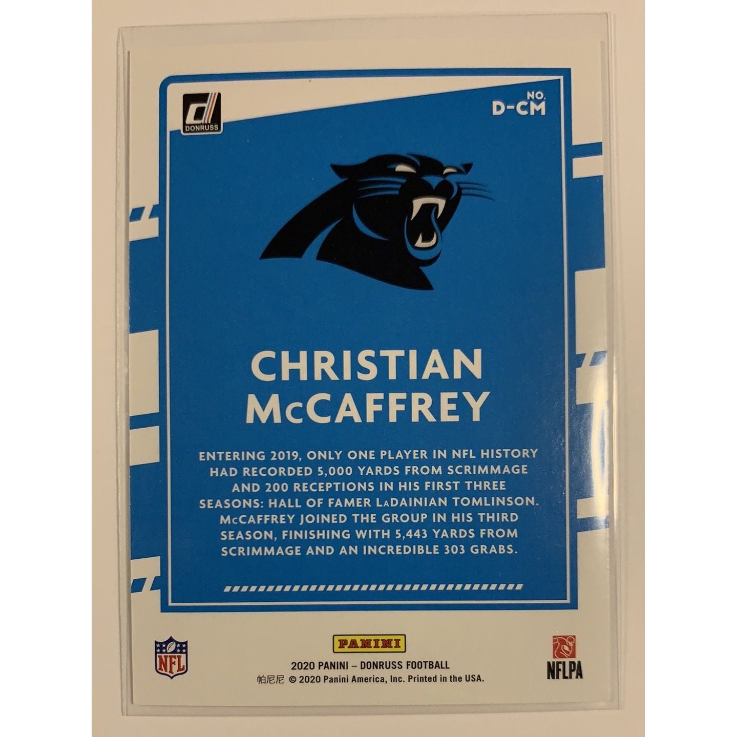  2020 Donruss Christian McCaffrey Dominators  Local Legends Cards & Collectibles