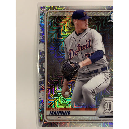  2020 Bowman Chrome Matt Manning Mojo Refractor  Local Legends Cards & Collectibles