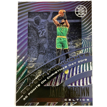  2019-20 Illusions Season Highlights Jaylen Brown  Local Legends Cards & Collectibles