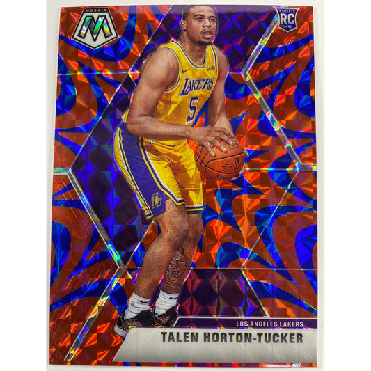 2019-20 Mosaic Talen Horton-Tucker Blue Reactive Prizm RC