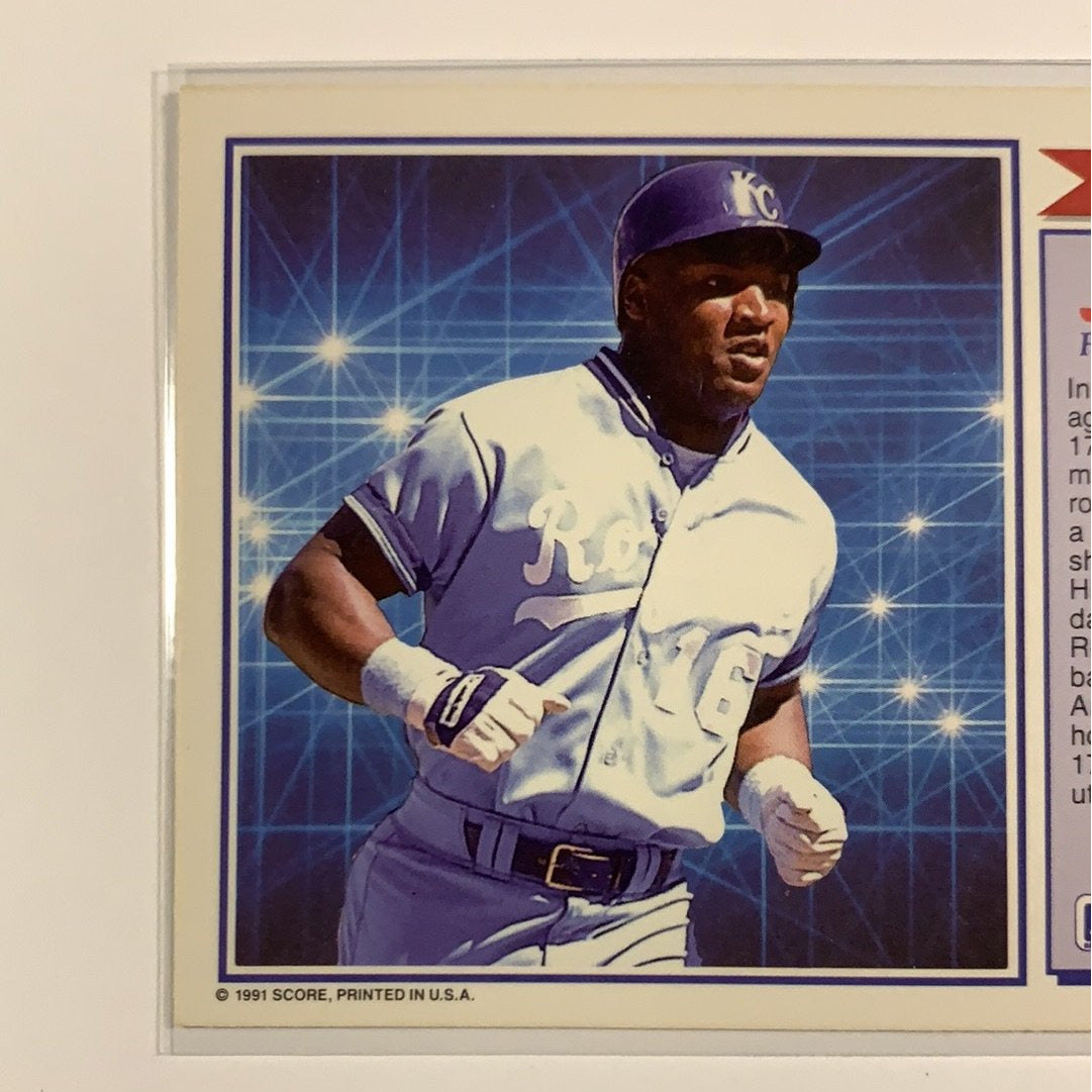  1991 Score Bo Jackson Four Straight Homers Highlight Card  Local Legends Cards & Collectibles