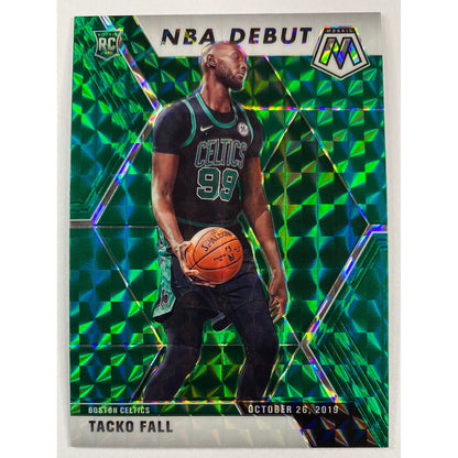 2019-20 Mosaic Tacko Fall NBA Debut Green Mosaic Prizm RC