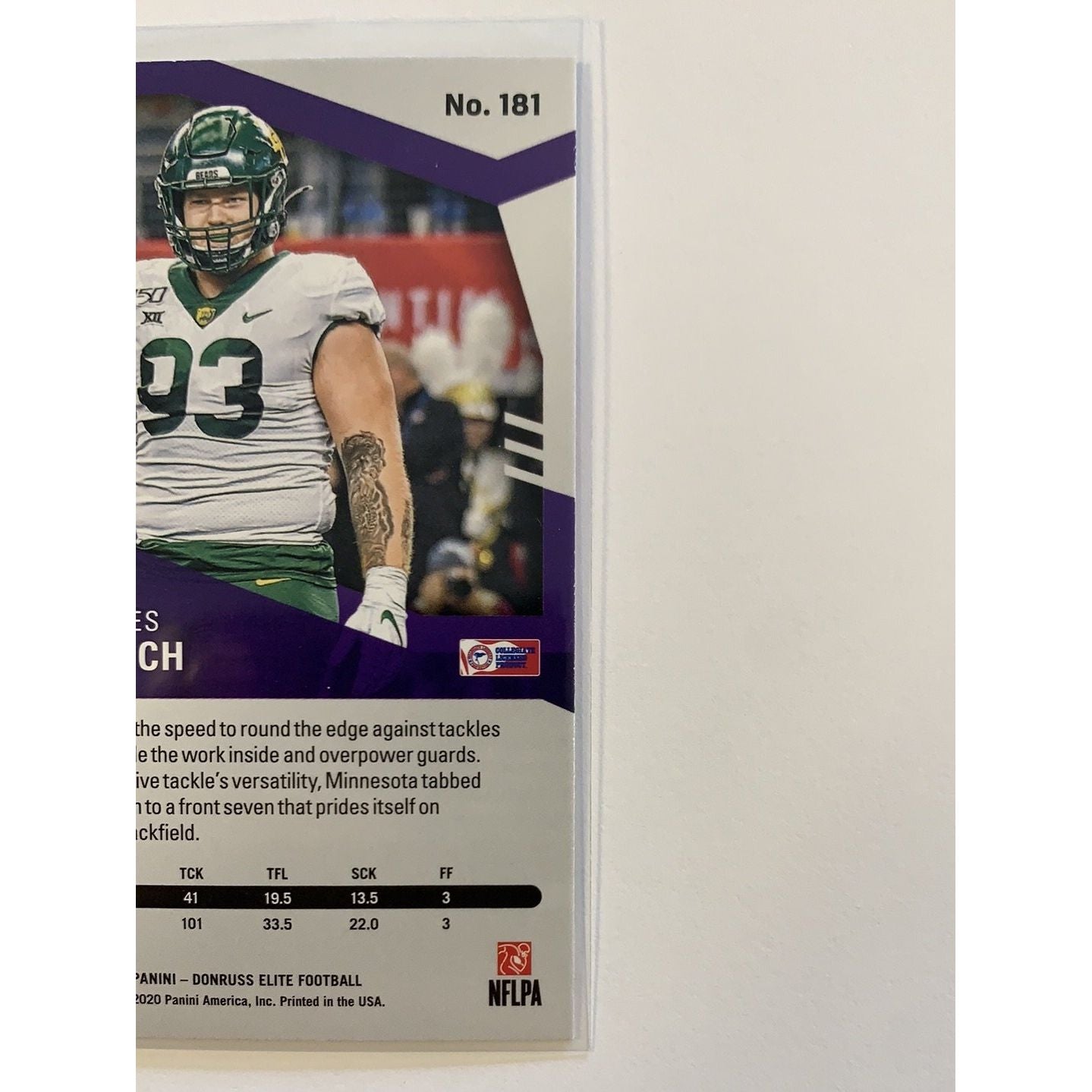  2020 Donruss Elite James Lynch RC Pink Parallel  Local Legends Cards & Collectibles