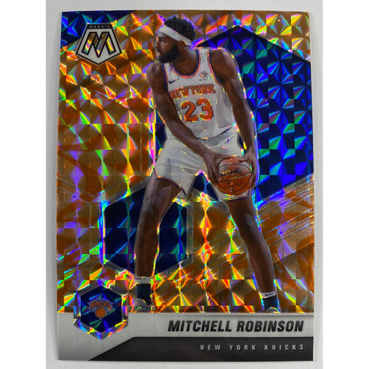 2020-21 Mosaic Mitchell Robinson Orange Reactive Prizm