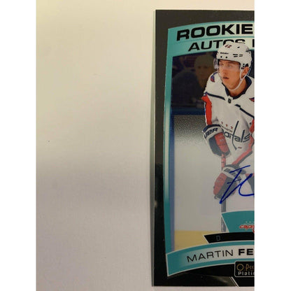2019-20 O-Pee-Chee Platinum Martin Fehervary Rookie Autos