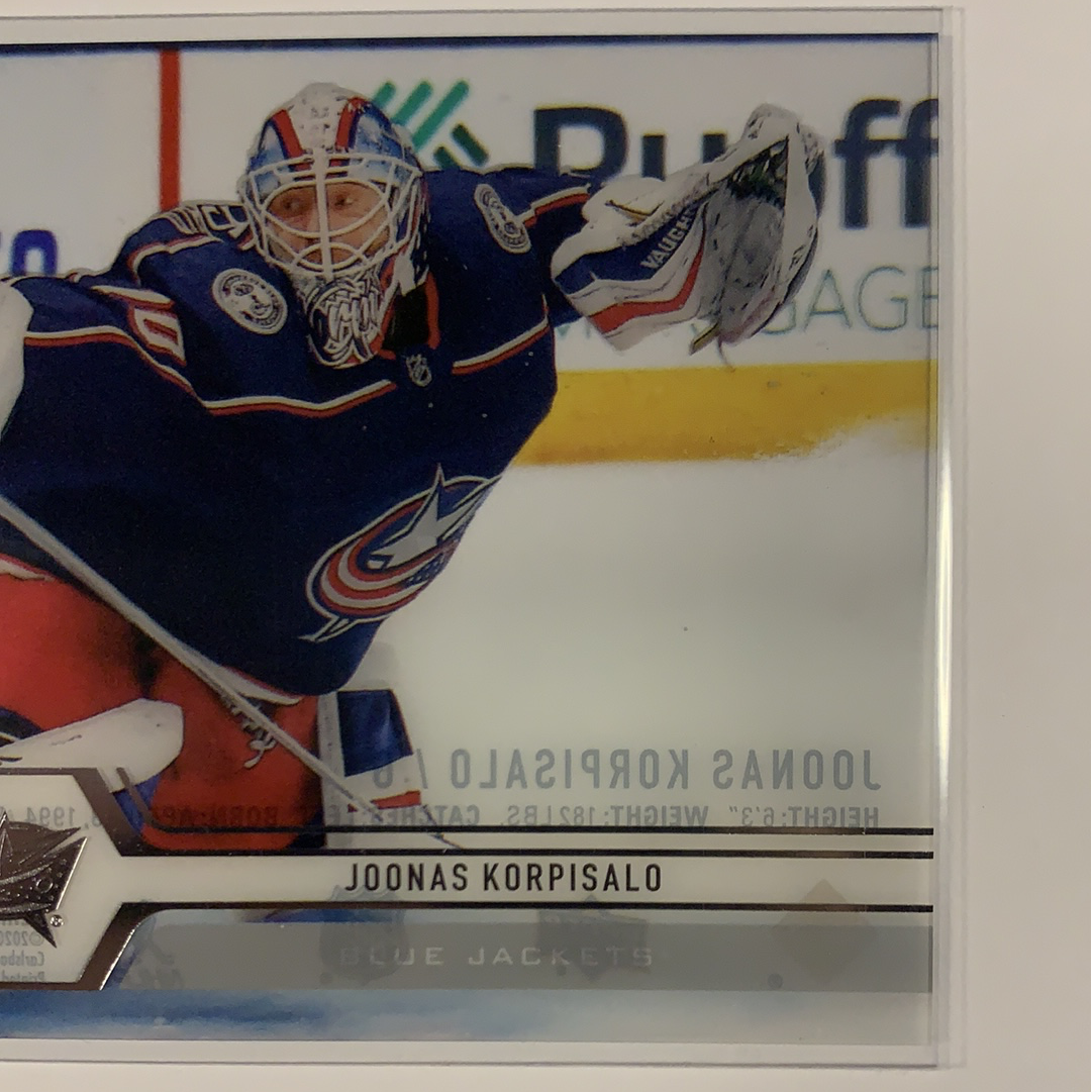  2019-20 Upper Deck Jonás Korpisalo Clear Cut  Local Legends Cards & Collectibles