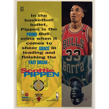  1993-94 Topps Scottie Pippen High Court  Local Legends Cards & Collectibles