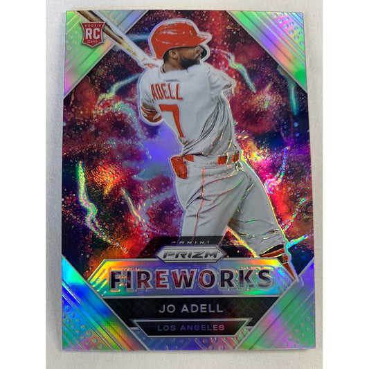 2021 Panini Prizm Jo Adell Fireworks RC