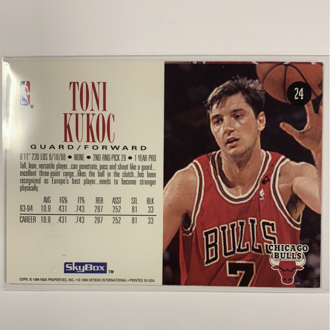  1994 Skybox Toni Kukoc Base #24  Local Legends Cards & Collectibles