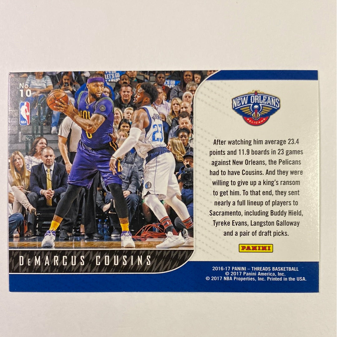  2016-17 Threads Demarcus Cousins Front Row Seat  Local Legends Cards & Collectibles