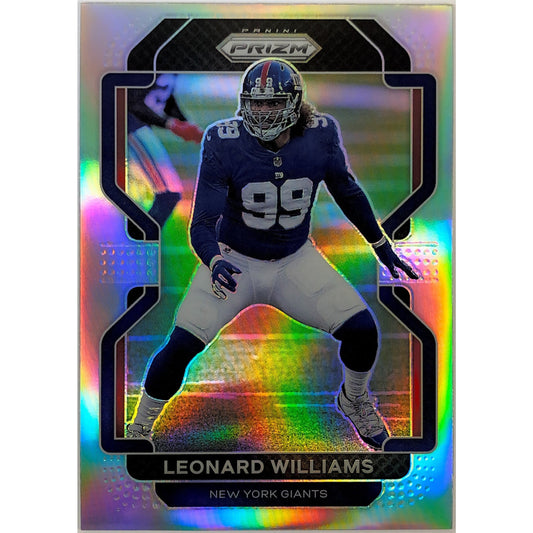 2021 Panini Prizm Leonard Williams Silver Holo Prizm