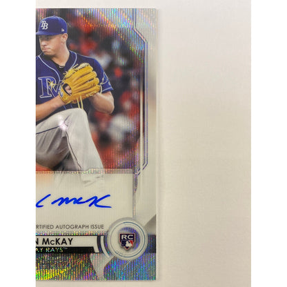 2020 Bowman Sterling Brendan McKay White Sapphire Refractor Rc Auto /125