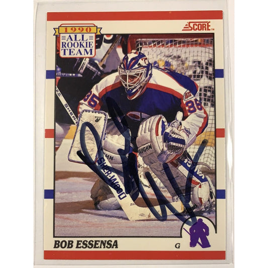  1990 Score Bob Essensa All Rookie Team In Person Auto  Local Legends Cards & Collectibles