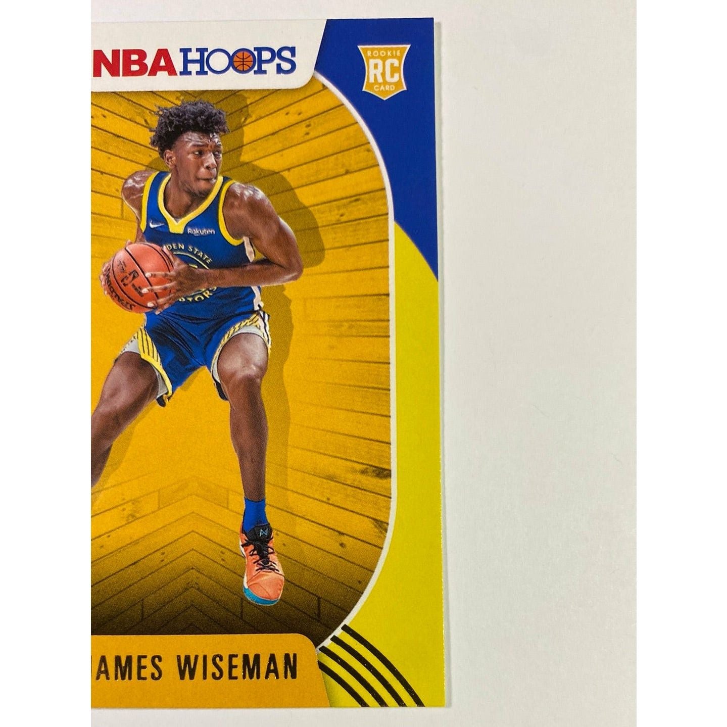 2020-21 Hoops James Wiseman Yellow Flood RC