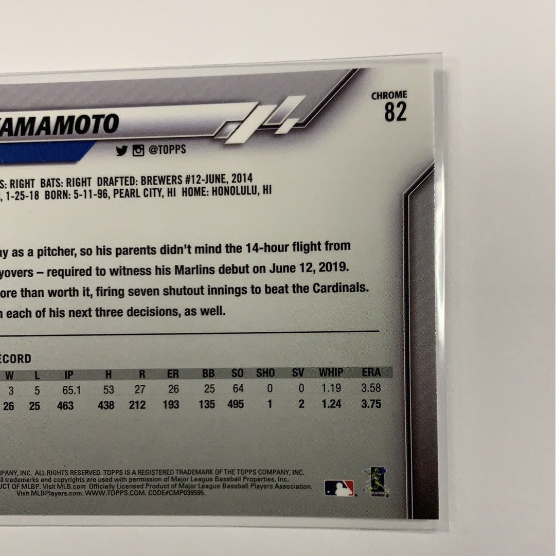  2020 Topps Chrome Jordan Yamamoto RC  Local Legends Cards & Collectibles