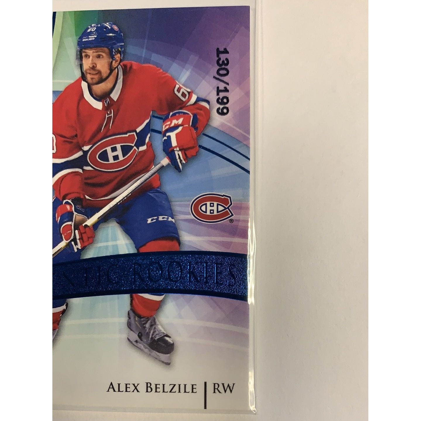 2020-21 SP Game Used Alex Belzile Authentic Blue Burst Rookies /199  Local Legends Cards & Collectibles