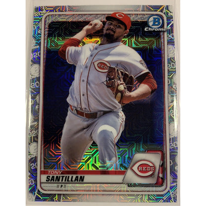  2020 Bowman Chrome Tony Santillan Mojo Refractor  Local Legends Cards & Collectibles