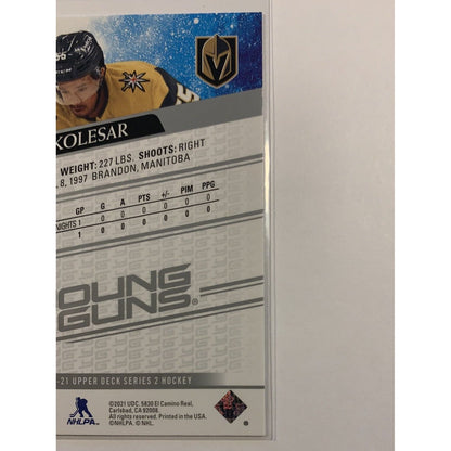  2020-21 Upper Deck Series 2 Keegan Kolesar Young Guns  Local Legends Cards & Collectibles