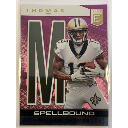  2020 Donruss Elite Michael Thomas Spellbound “M”  Local Legends Cards & Collectibles