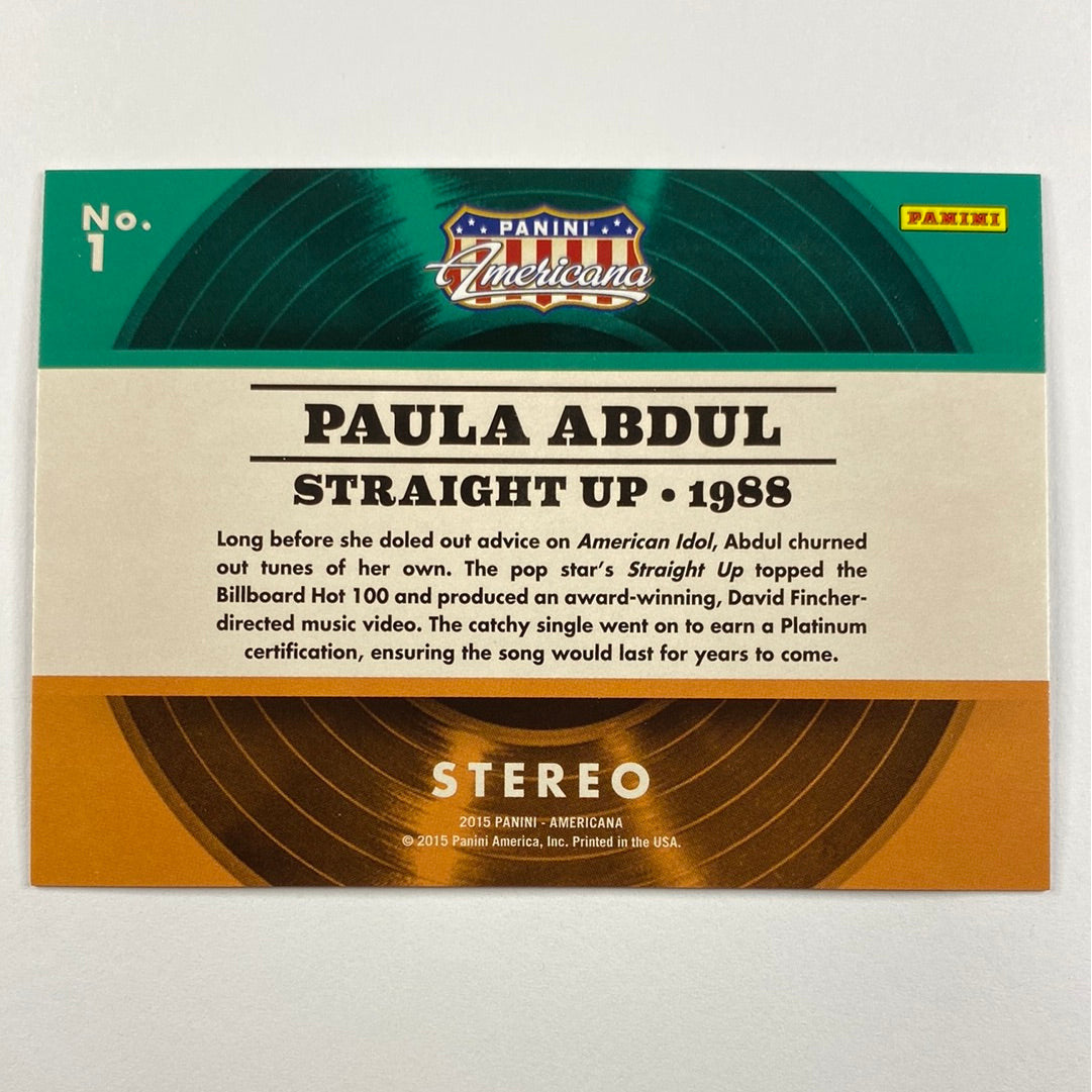 2015 Americana Paula Abdul Certified Singles