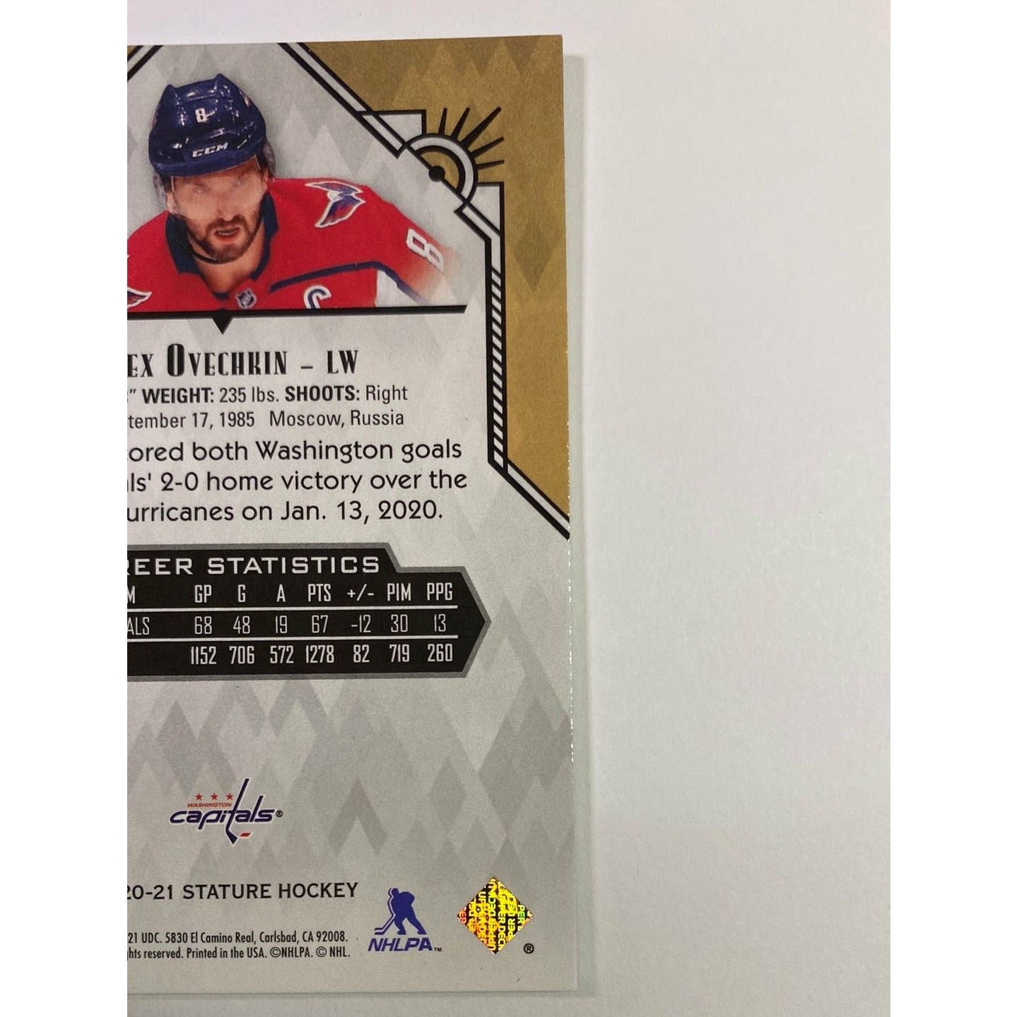 2020-21 Stature Alex Ovechkin