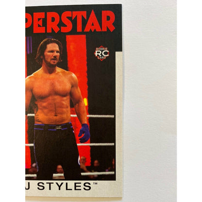 2016 Topps Heritage WWE AJ Styles RC