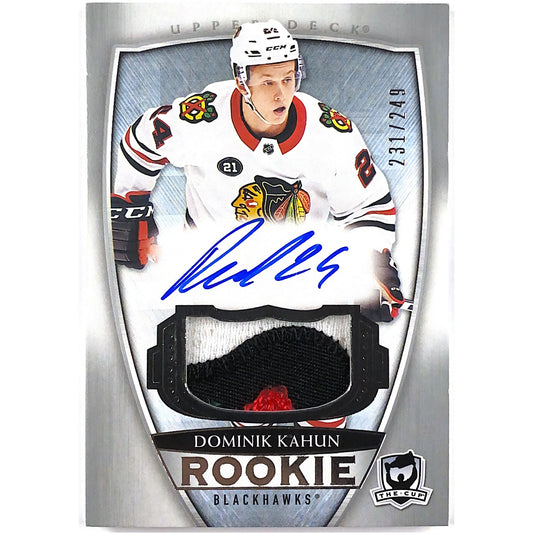 2018-19 The Cup Dominik Kahun Rookie Patch Auto /249