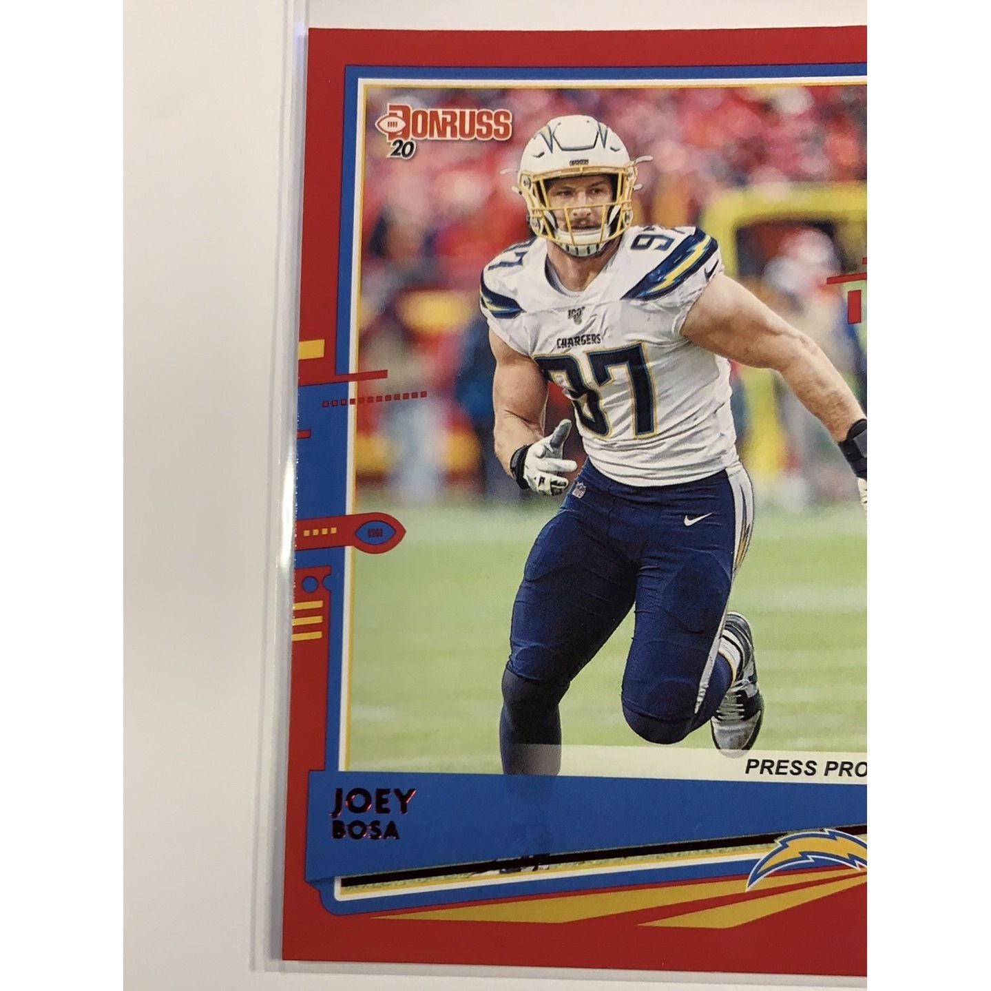  2020 Donruss Joey Bosa Red Press Proof  Local Legends Cards & Collectibles